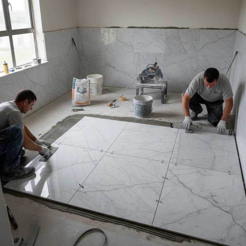 Marble Tile Floor Installation Service