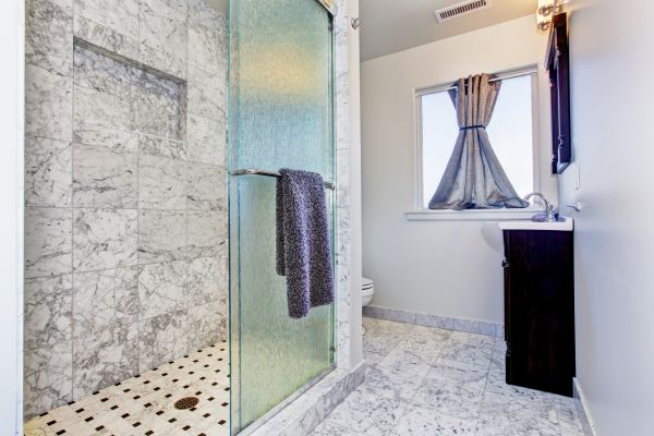 Grey Granite Tile Placement