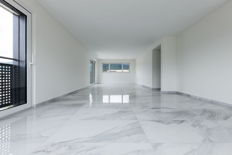 Marble Tile Floor Installation